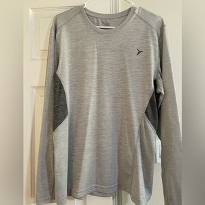 Old Navy Active Men’s Large Long Sleeve Gray Shirt